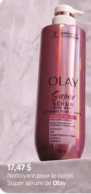 Walmart Nettoyant pour le corps Super sérum de Olay offer