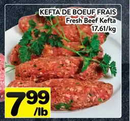 Supermarché PA KEFTA DE BOEUF FRAIS | Fresh Beef Kefta offer