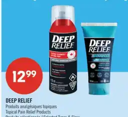 Pharmaprix DEEP RELIEF Topical Pain Relief Products offer