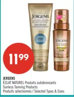 Pharmaprix JERGENS ÉCLAT NATUREL Sunless Tanning Products offer
