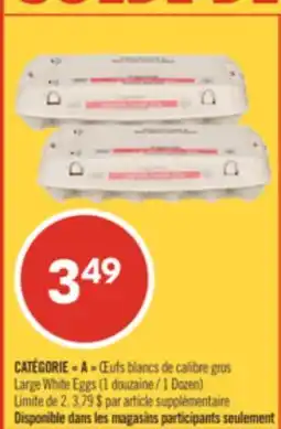 Pharmaprix Large White Eggs offer