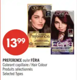 Pharmaprix PREFERENCE or FÉRIA Hair Colour offer