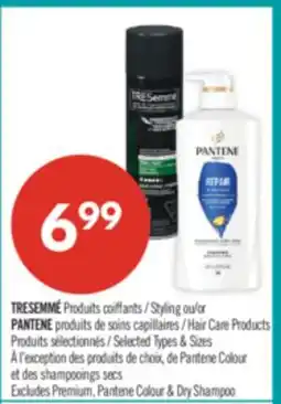 Pharmaprix TRESEMMÉ Styling or PANTENE Hair Care Products offer