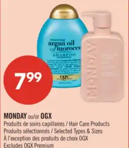 Pharmaprix MONDAY or OGX Hair Care Products offer
