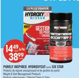 Pharmaprix PURELY INSPIRED, HYDROXYCUT or SIX STAR Diet & Weight Management Products offer