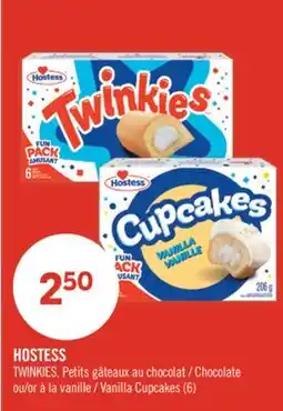 Pharmaprix HOSTESS TWINKIES, Chocolate or Vanilla Cupcakes offer