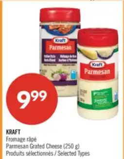 Pharmaprix KRAFT Parmesan Grated Cheese offer