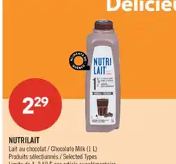 Pharmaprix NUTRILAIT Chocolate Milk (1 L) offer