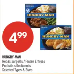 Pharmaprix HUNGRY-MAN Frozen Entrees offer