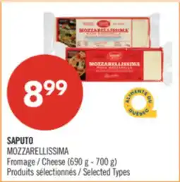 Pharmaprix SAPUTO MOZZARELLISSIMA Cheese offer
