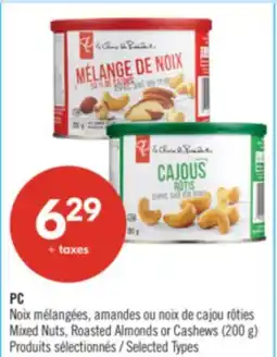 Pharmaprix PC Mixed Nuts, Roasted Almonds or Cashews offer