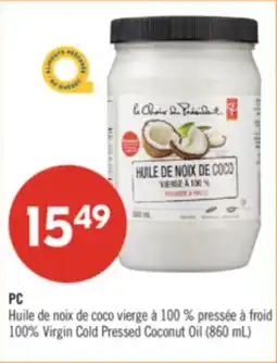 Pharmaprix PC 100% Virgin Cold Pressed Coconut Oil offer