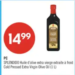 Pharmaprix PC SPLENDIDO Cold Pressed Extra Virgin Olive Oil (1 L) offer