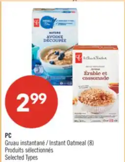 Pharmaprix PC Instant Oatmeal offer