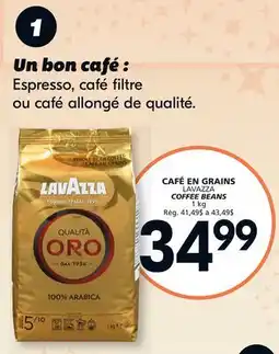 IGA LAVAZZA COFFEE BEANS offer