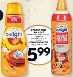IGA REHAUSSEUR DE CAFÉ INTERNATIONAL DELIGHT (946 g) MOUSSE FROIDE (396 g) offer