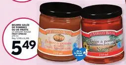IGA LE VERSANT ROUGE FRUIT SPREAD offer