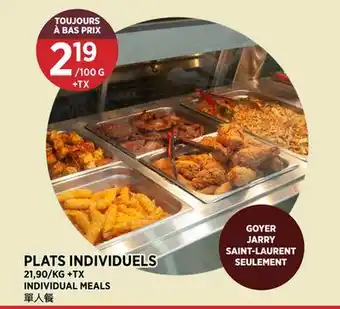Kim Phat INDIVIDUAL MEALS offer