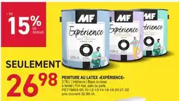 Matério PEINTURE AU LATEX-EXPÉRIENCE offer