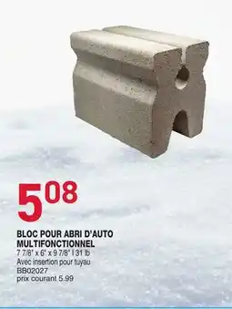 Matério BLOC POUR ABRI D'AUTO MULTIFONCTIONNEL offer