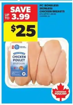 Real Canadian Superstore PC Boneless Skinless Chicken Breasts offer