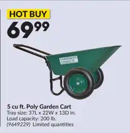 Princess Auto 5 cu ft. Poly Garden Cart offer