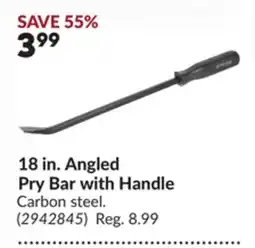 Princess Auto 18 in. Angled Pry Bar with Handle offer