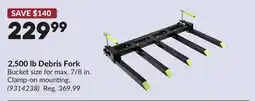 Princess Auto 2,500 lb Debris Fork offer