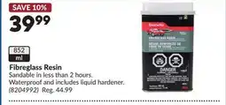 Princess Auto Fibreglass Resin offer