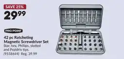 Princess Auto 42 pc Ratcheting Magnetic Screwdriver Set offer