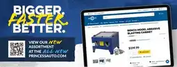 Princess Auto BENCH-MODEL ABRASIVE BLASTING CABINET offer