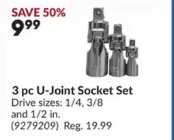 Princess Auto 3 pc U-Joint Socket Set offer