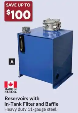 Princess Auto Reservoirs with In-Tank Filter and Baffle offer