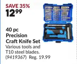 Princess Auto 40 pc Precision Craft Knife Set offer