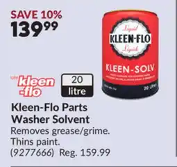 Princess Auto Parts Washer Solvent offer