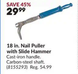 Princess Auto 18 in. Nail Puller with Slide Hammer offer