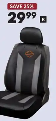 Princess Auto 3 pc Harley Davidson Deluxe Sideless-Seat Cover Set offer