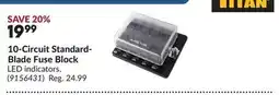 Princess Auto 10-Circuit Standard-Blade Fuse Block offer