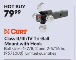 Princess Auto Class II/III/IV Tri-Ball Mount with Hook offer