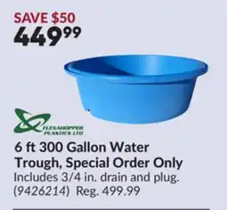 Princess Auto 6 ft300 Gallon Water Trough, Special Order Only offer