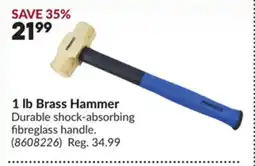 Princess Auto 1 lb Brass Hammer offer
