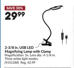 Princess Auto 2-3/8 in. USB LED Magnifying Lamp with Clamp offer