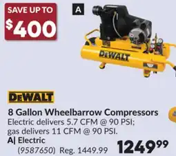 Princess Auto 8 Gallon Wheelbarrow Compressors offer