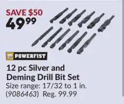 Princess Auto 12 pc Silver and Deming Drill Bit Set offer