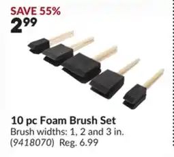 Princess Auto 10 pc Foam Brush Set offer