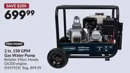 Princess Auto 2 in. 158 GPM Gas Water Pump offer