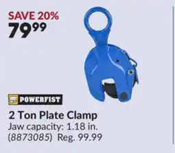 Princess Auto 2 Ton Plate Clamp offer