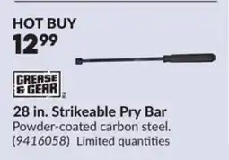 Princess Auto 28 in. Strikeable Pry Bar offer