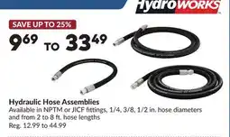 Princess Auto Hydraulic Hose Assemblies offer