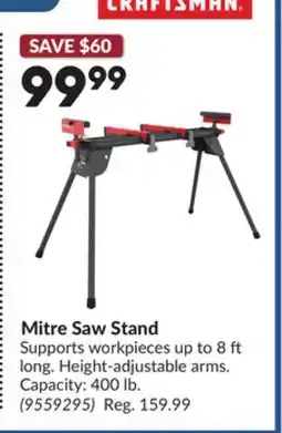 Princess Auto Mitre Saw Stand offer